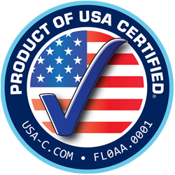 product of usa certified